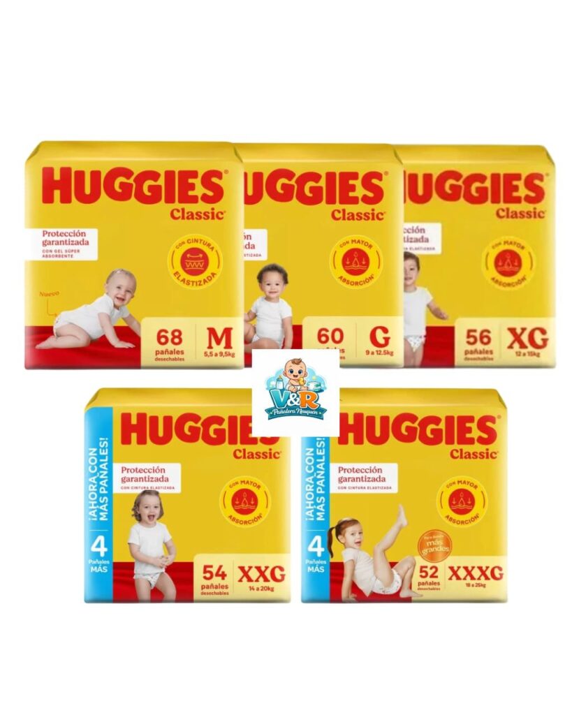 Pañales Huggies Classic