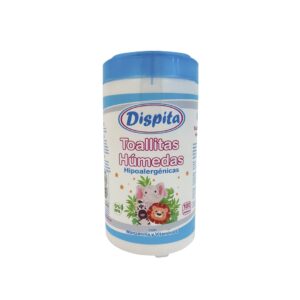 Tubo con Toallitas Manzanilla x 100 Unidades