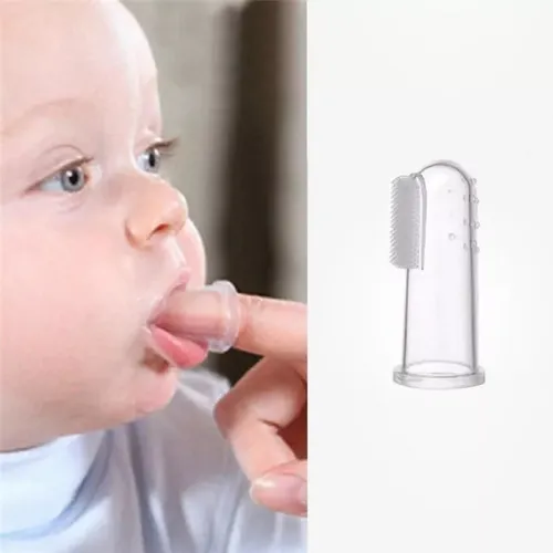 Cepillo de dientes infantiles. Silicona
