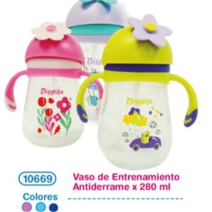 vaso de entrenamiento antiderrame